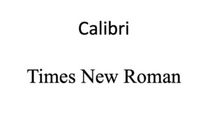 Битва шрифтів: у відомстві Трампа Calibri замінили на Times New Roman