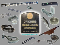 Оригинальные запасные части Heidelberg (тигель, стоп-цилиндр)